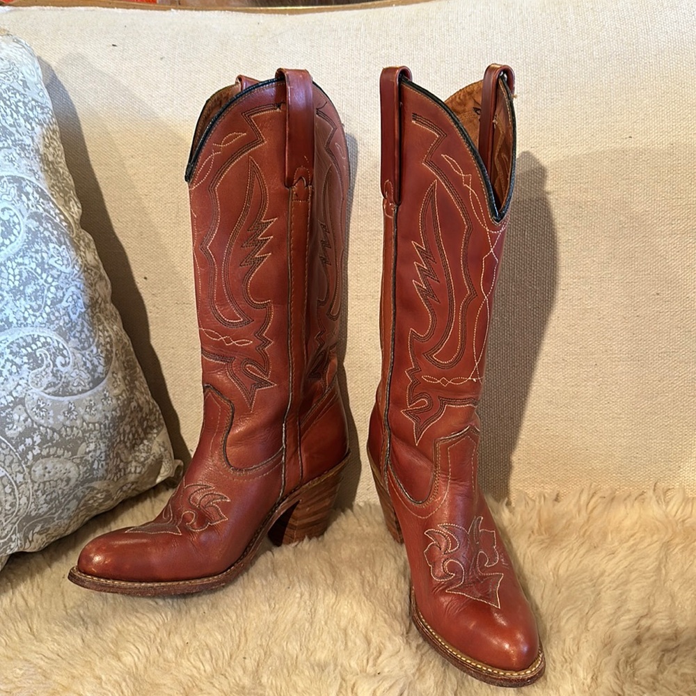Miss Capezio Vintage leather cowboy boot